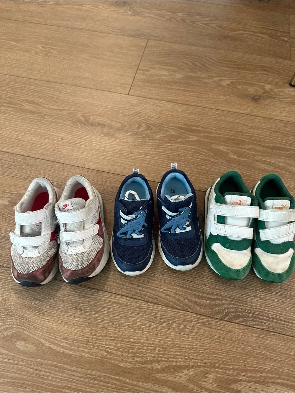 Kids Athletic Sneakers - Comfortable Slip-On Shoe- lot of 3 pairs
